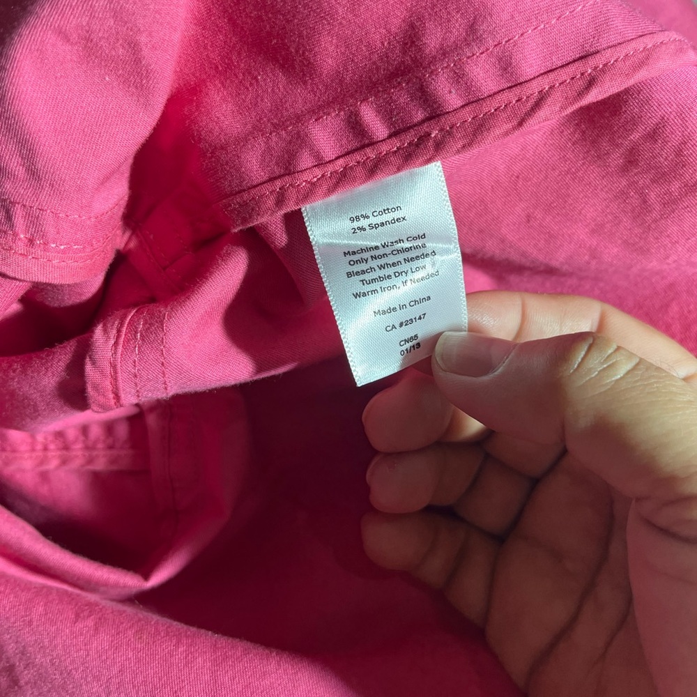 Talbots Pink Button-Up Jacket - Picture 5 of 5